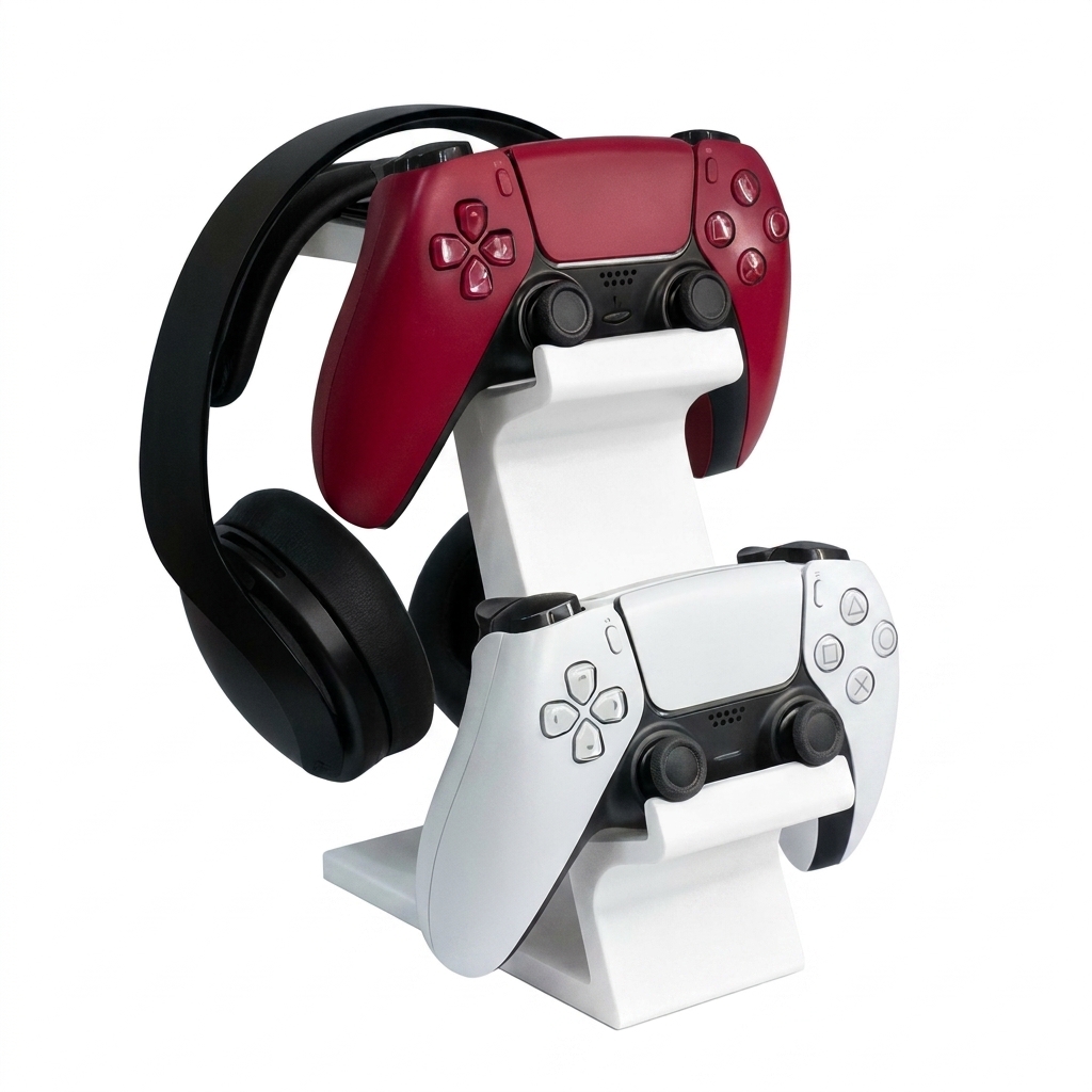 3D Printing Game - 3D Printed Game Controller Headphone Integrated