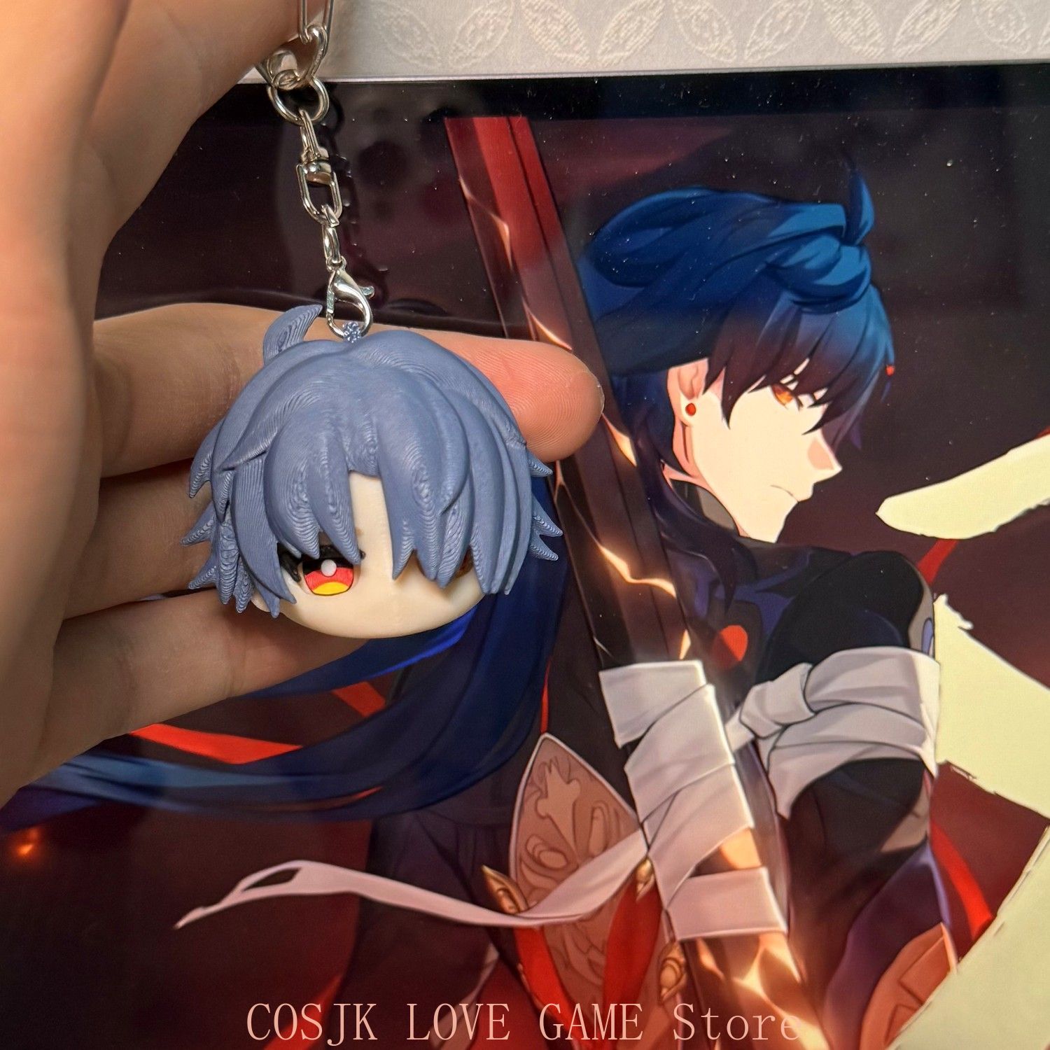 3D Printing Keychain - Anime Honkai: Star Rail Blade Q