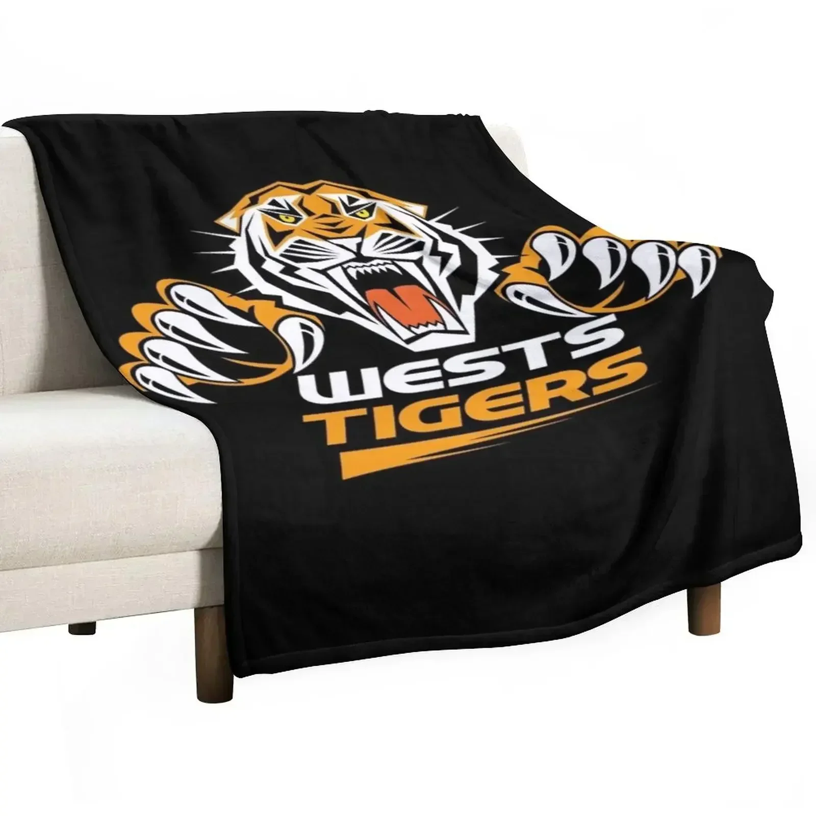 3D Printing Icon - New-Wests-Tigers-01-Icon Throw Blanket Faux Fur Soft