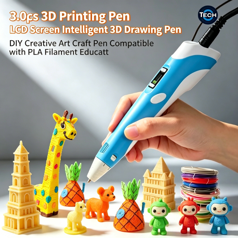 3D Printing Xenomorph - 3Pcs LCD Screen 3D Printing Pen