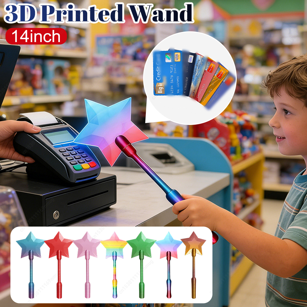 3D Printing Card - 3D Printed Wand Tap To Pay