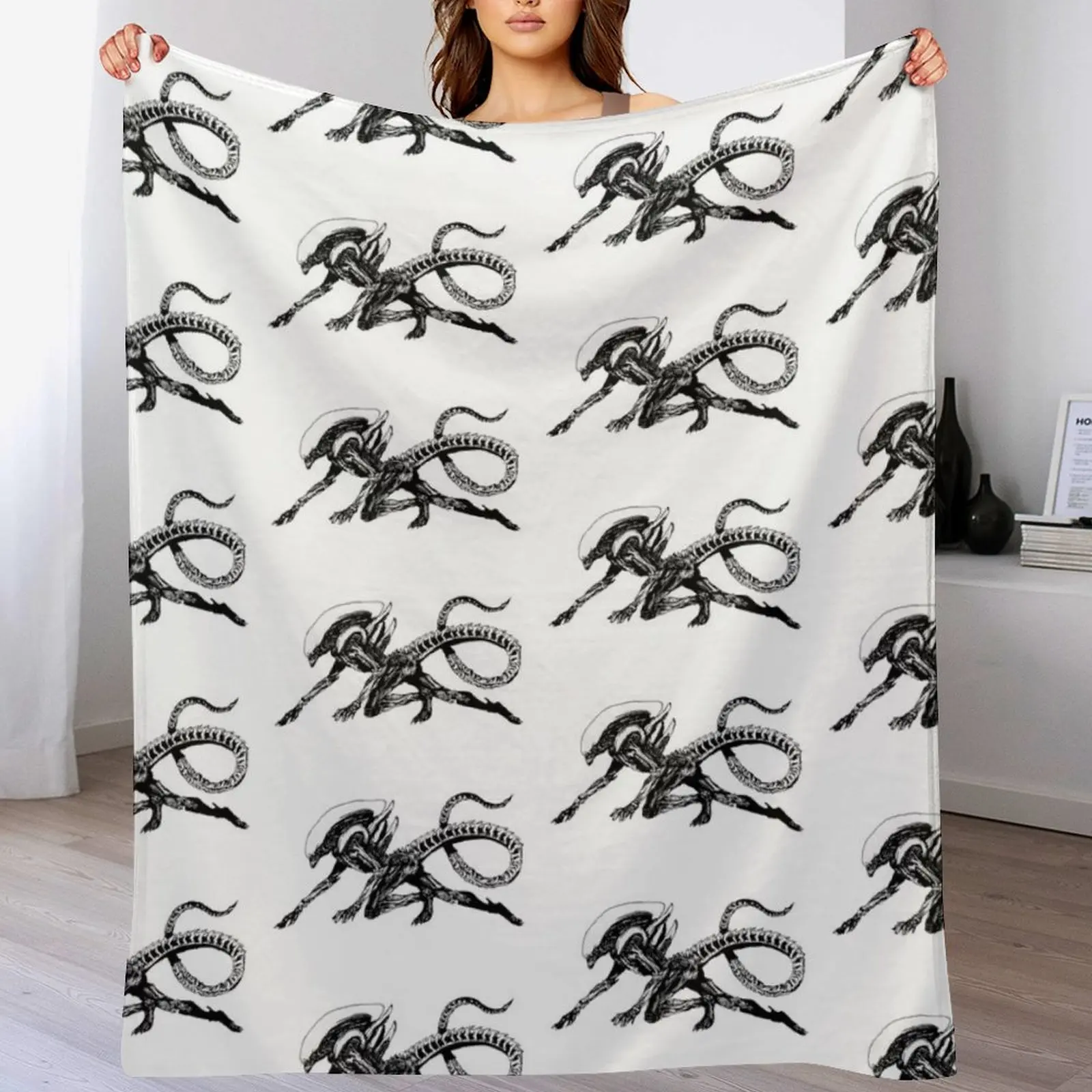 3D Printing Xenomorph - Xenomorph Alien Movie Throw Blanket Air