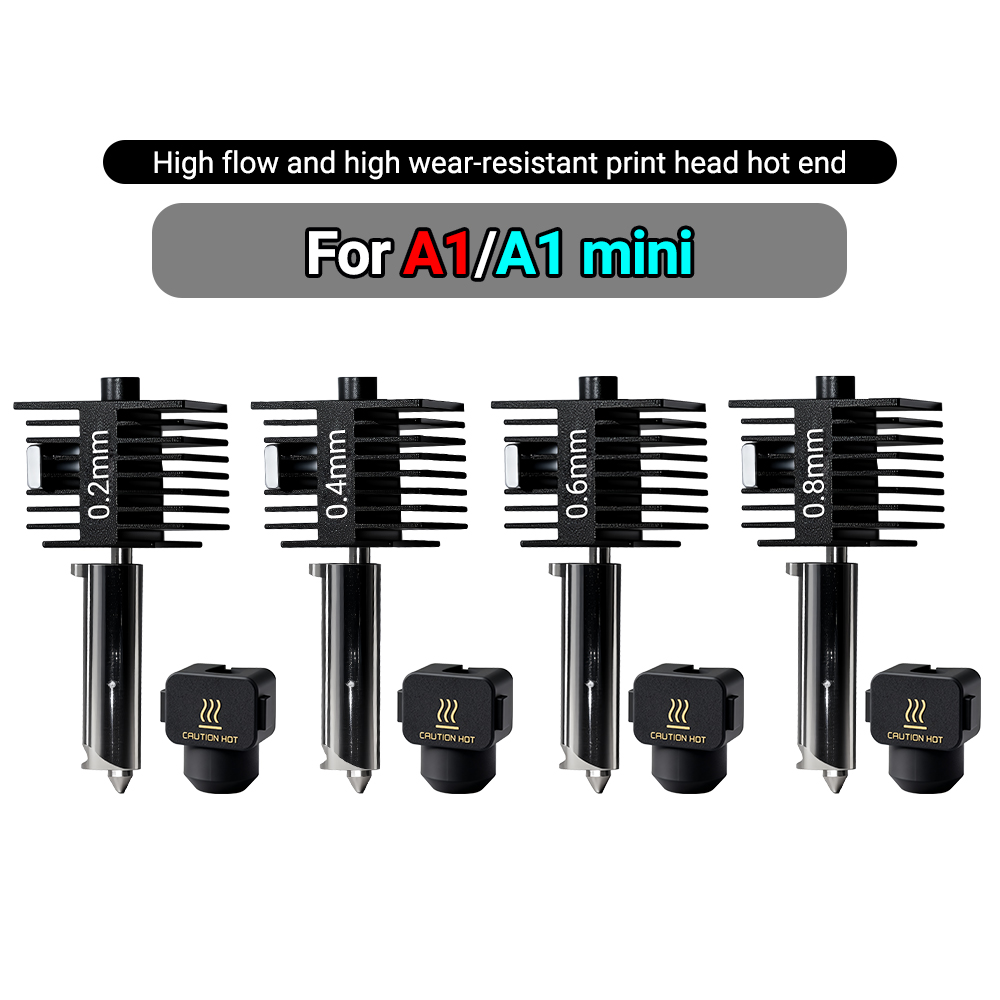 3D Printing Nozzle - Lab A1/A1 mini Replaceable Hotend Kit
