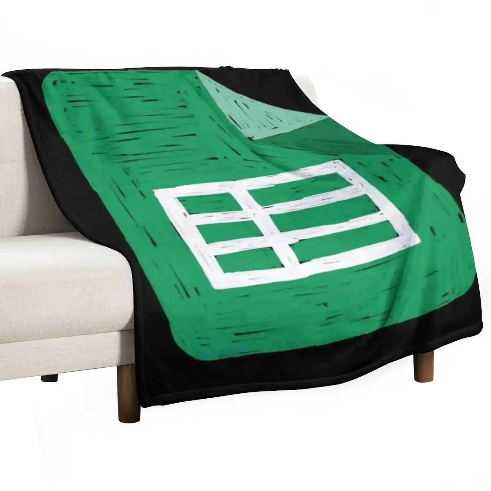 3D Printing Icon - Google Sheets pencil icon Throw Blanket