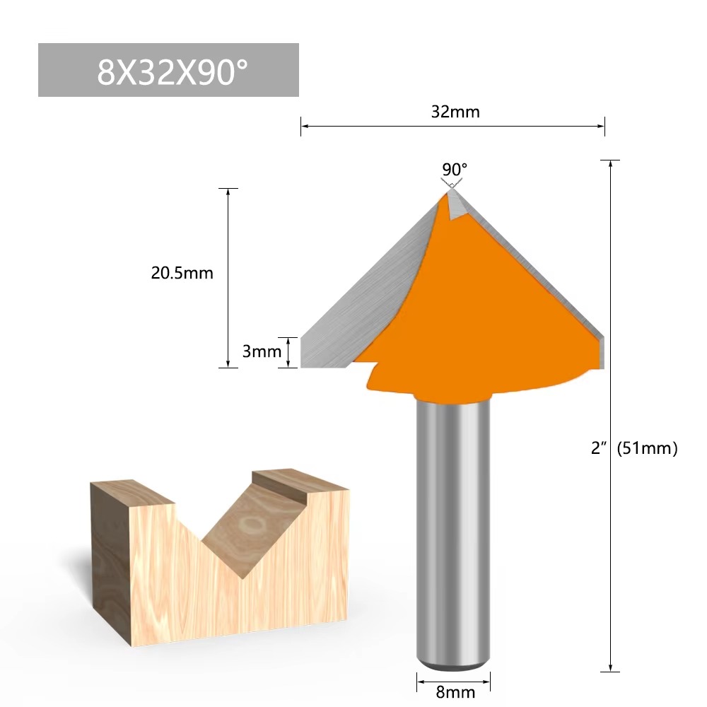 1PC 8MM Shank Milling Cutter W – обзор и цена 3D Printing Online