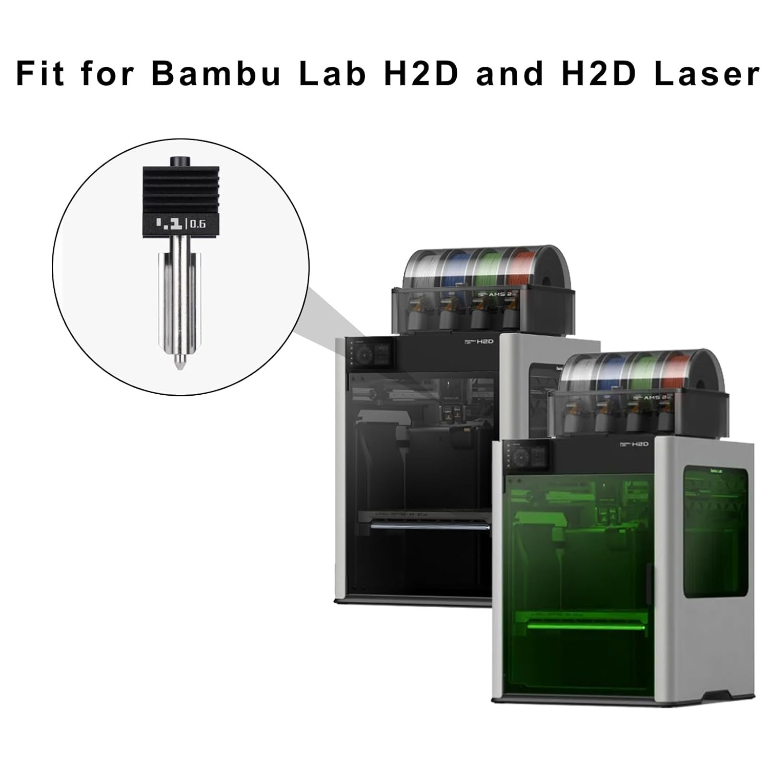 For Bambu Hotend H2D Nozzle fo – обзор и цена 3D Printing Nozzle