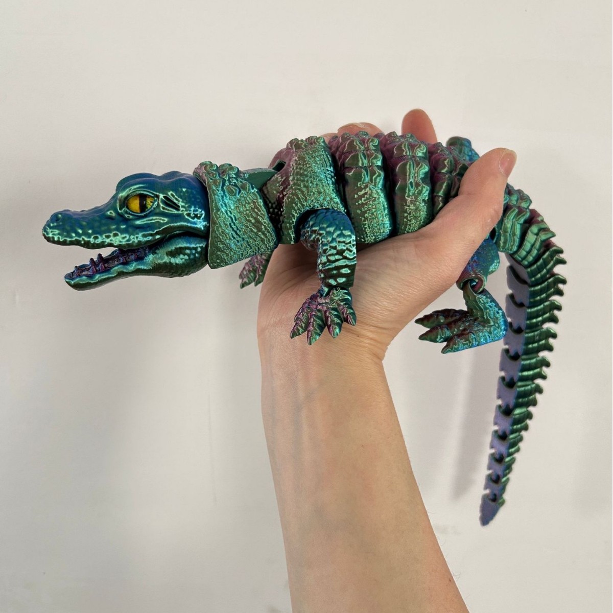 3D Printed Crocodile with Inte – обзор и цена 3D Printing Lizard
