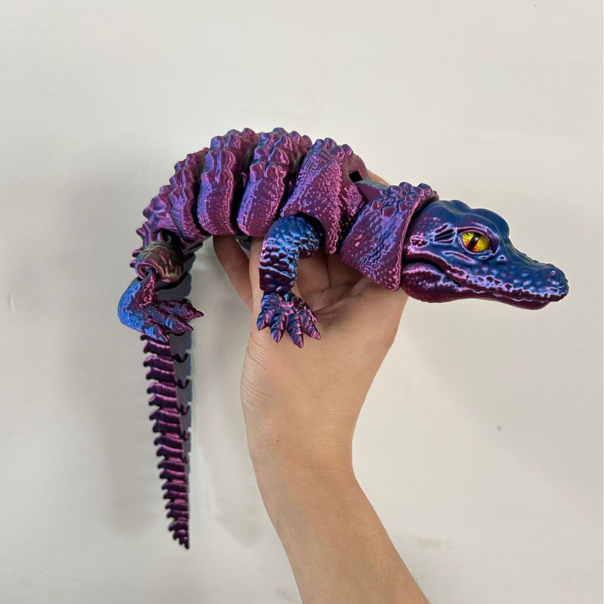 3D Printed Crocodile with Inte – обзор и цена 3D Printing Lizard