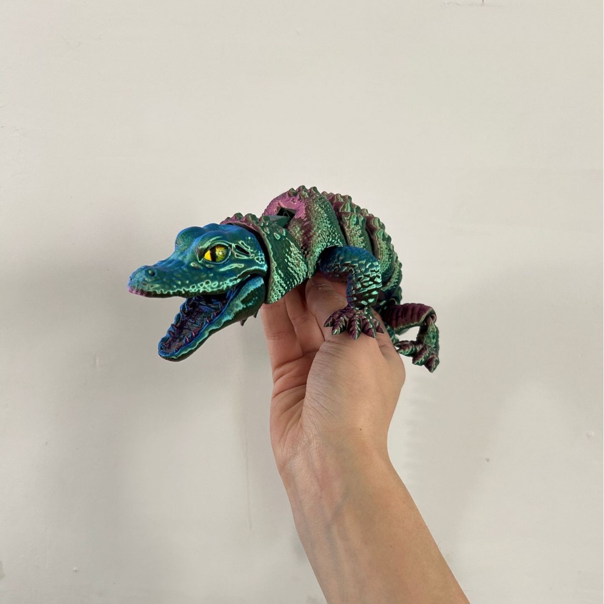 3D Printed Crocodile with Inte – обзор и цена 3D Printing Lizard