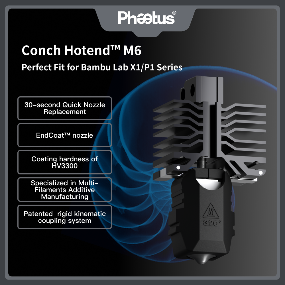 Phaetus For Bambu Lab X1 And P – обзор и цена 3D Printing Nozzle