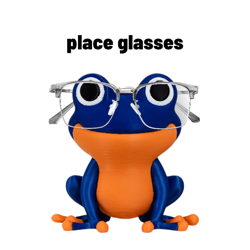 Creative Big Eyed Frog Shaped  – обзор и цена 3D Printing Glasses Frames