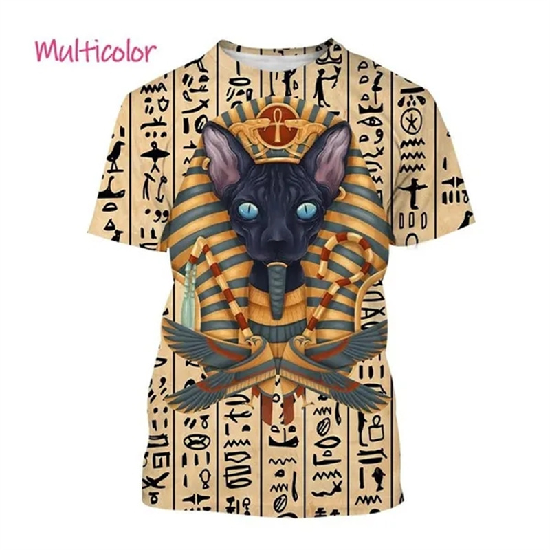 Summer New Pharaoh 3D Print T- – обзор и цена 3D Printing Online
