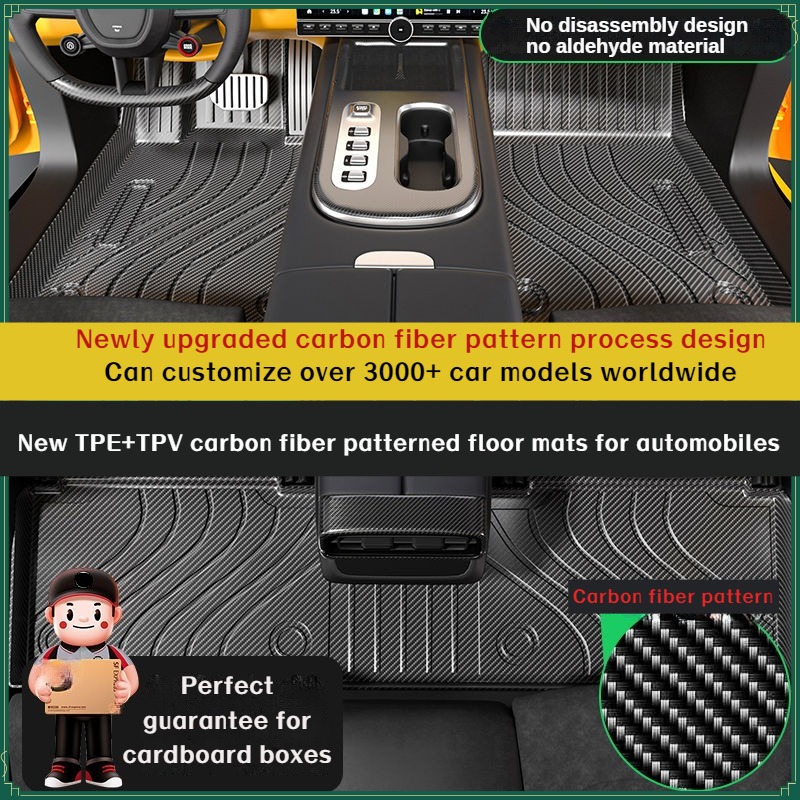 NEW 3D Carbon Fiber Car Floor  – обзор и цена 3D Printing Tpe
