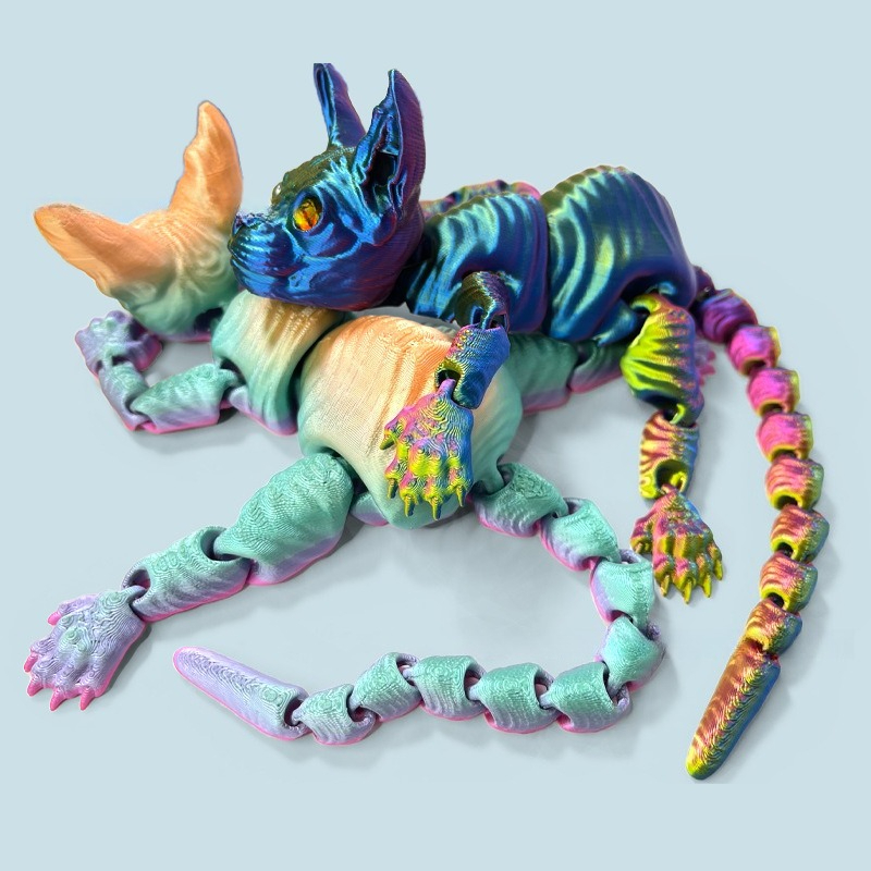 3D Printed Sphynx Cat Animals  – обзор и цена 3D Printing Lizard
