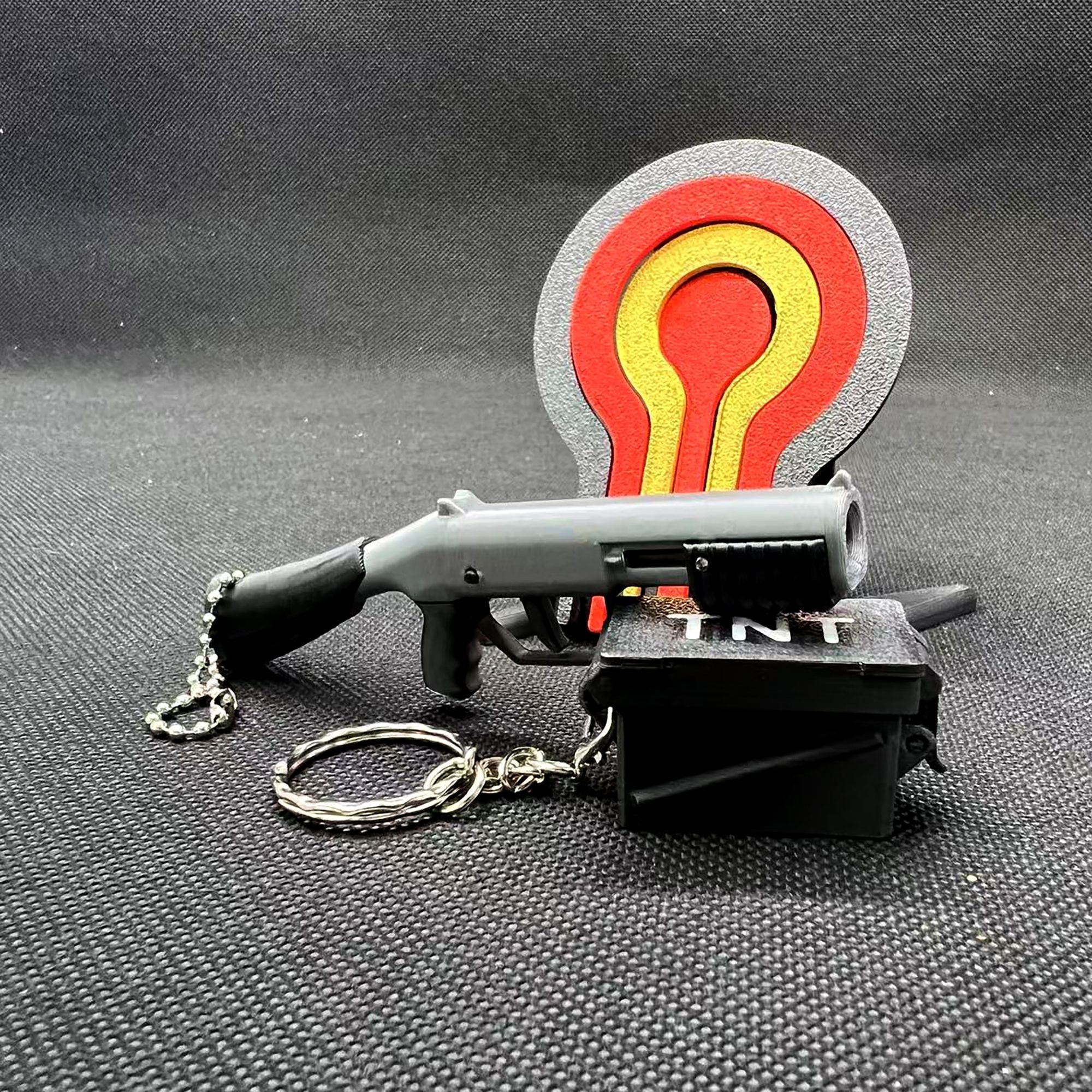 Mini 3D Printed M870 Pump Shot – обзор и цена 3D Printing Keychain