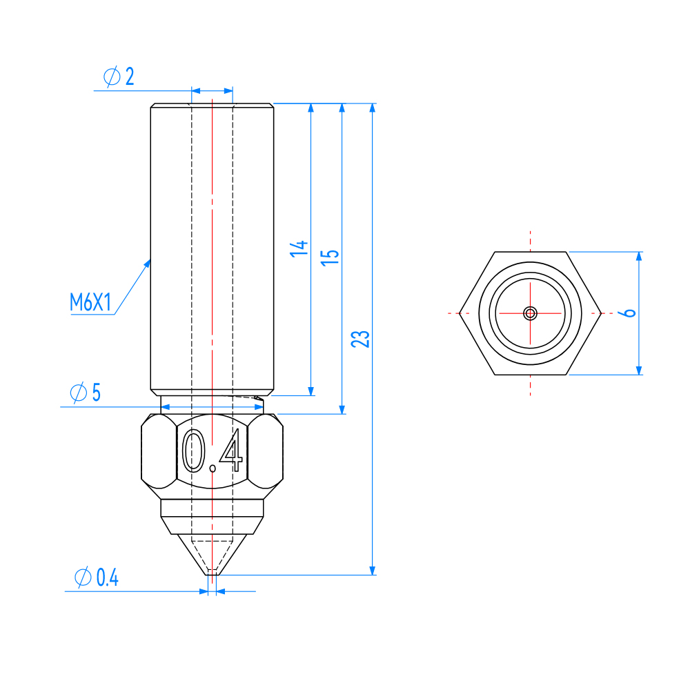 Nozzle For Creality K1 K1 Max  – обзор и цена 3D Printing Nozzle