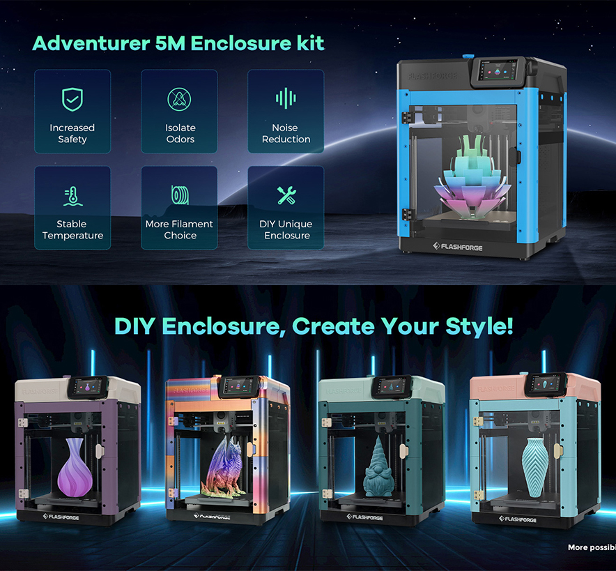 FLASHFORGE Enclosure Panel Kit – обзор и цена Enclosure 3D Printing