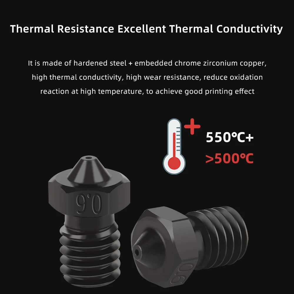 E3D Nozzle 0.2/0.4/0.6/0.8mm H – обзор и цена 3D Printing Nozzle