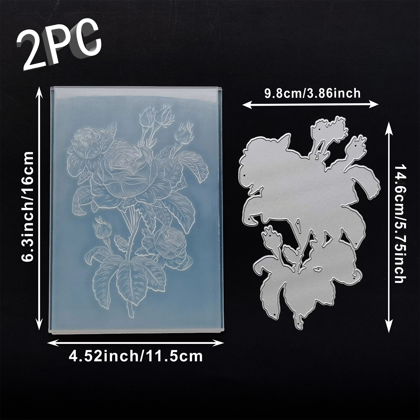 Rose Art Background Flower Des – обзор и цена 3D Printing Card