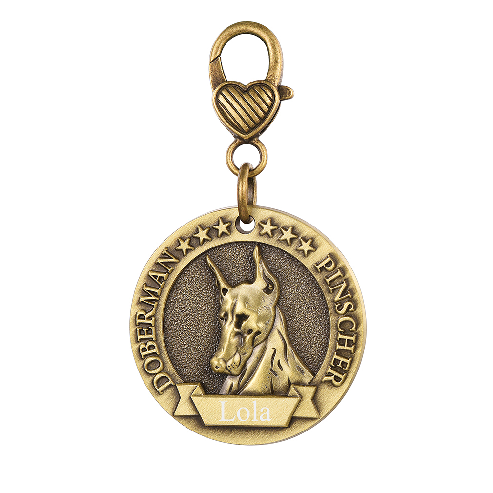 U7 Custom Dog's Name Round ID  – обзор и цена 3D Printing Keychain