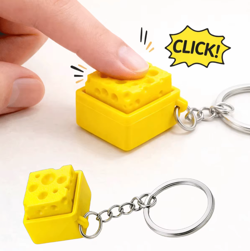 3D Printed Mini Cheese Keyboar – обзор и цена 3D Printing Keychain