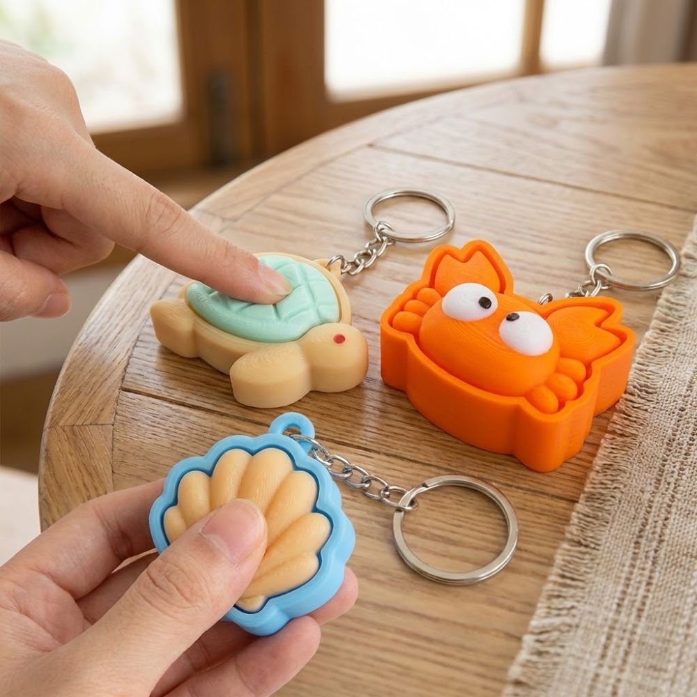 Cute Animal Turtle Clicker Key – обзор и цена 3D Printing Aluminium