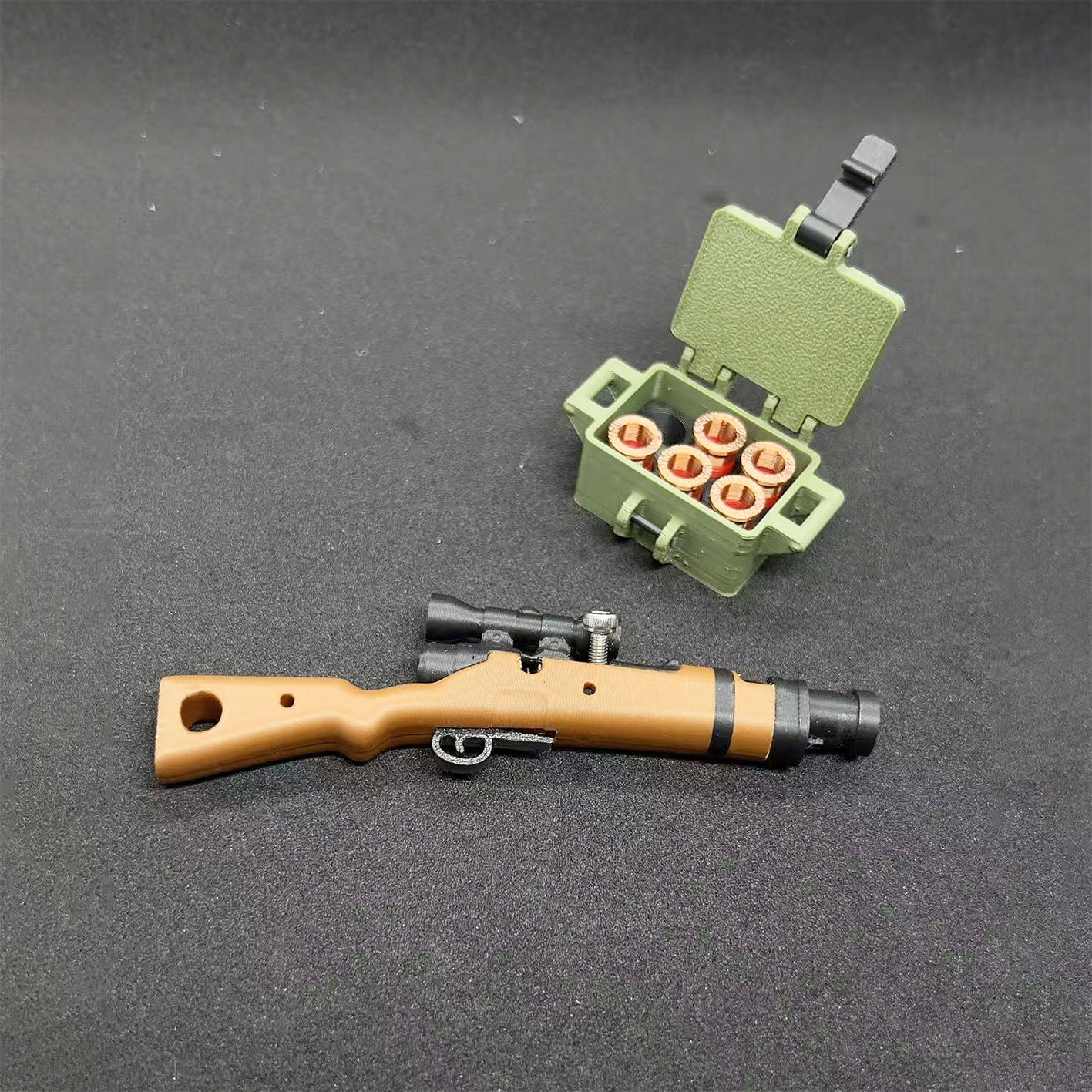 98K Rifle Toy Blaster BB Gun T – обзор и цена 3D Printing Keychain