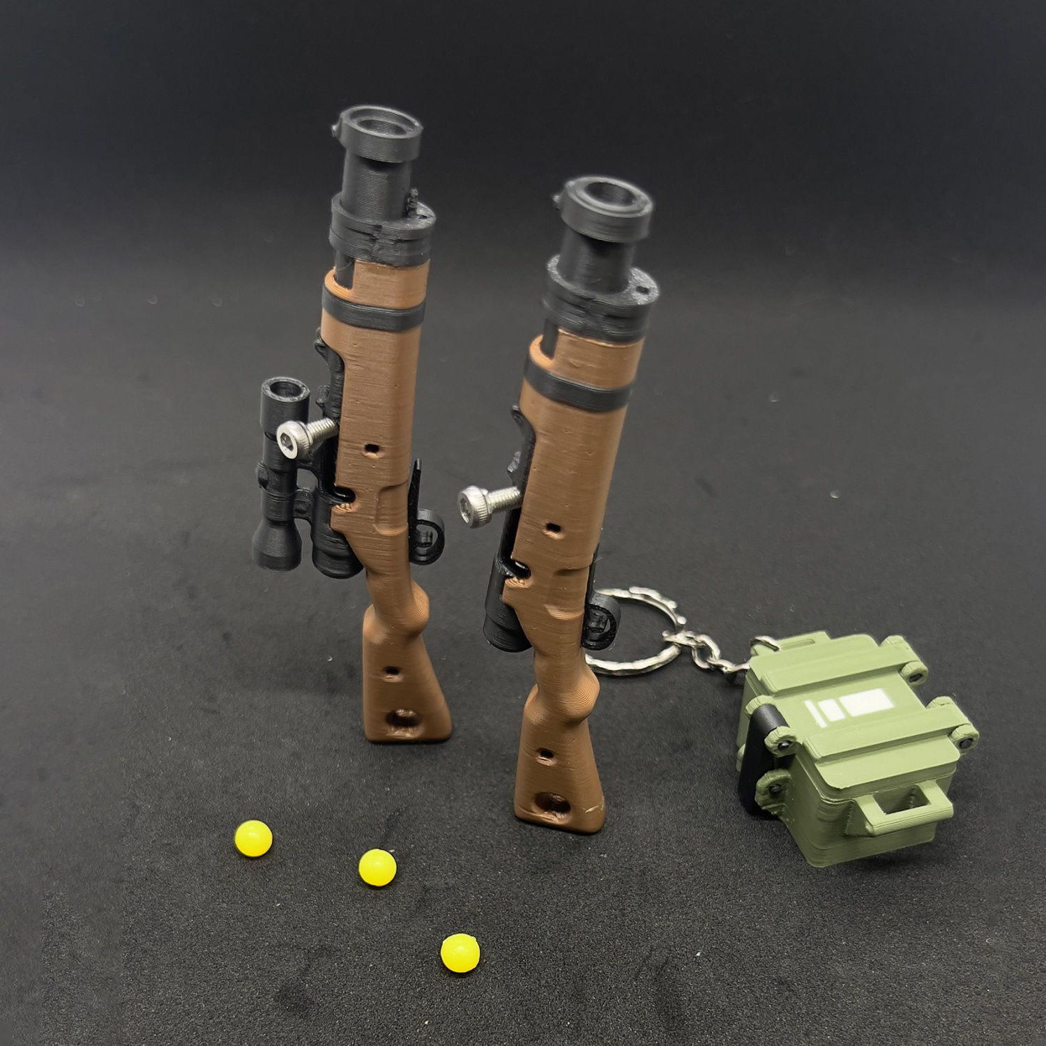 98K Rifle Toy Blaster BB Gun T – обзор и цена 3D Printing Keychain