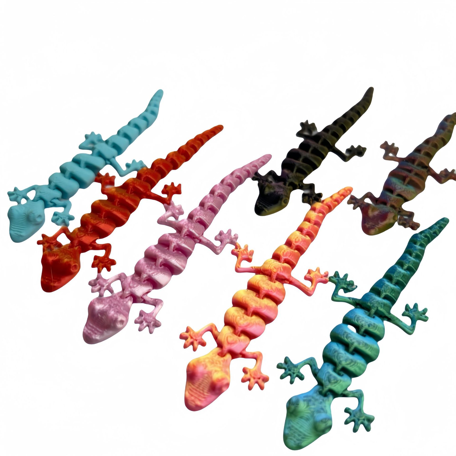 10Pcs Wholesale 3D Printed Toy – обзор и цена 3D Printing Lizard