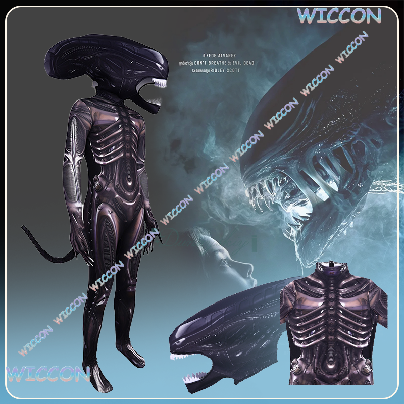 Uniform/Hallowen Adult Alien X – обзор и цена 3D Printing Xenomorph