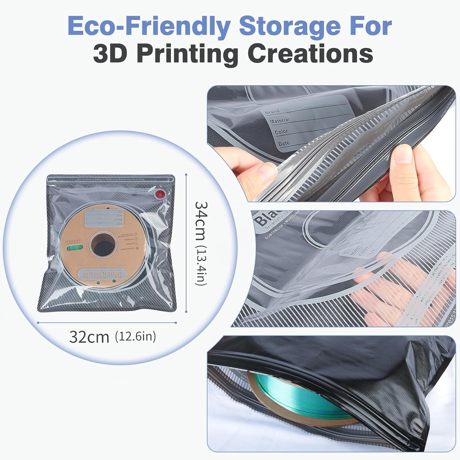 3D Filament Bag black Filament – обзор и цена Petg Filament