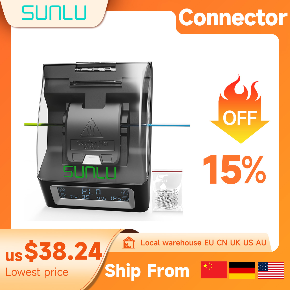 SUNLU Filament Connector For F – обзор и цена 3D Printing Industry