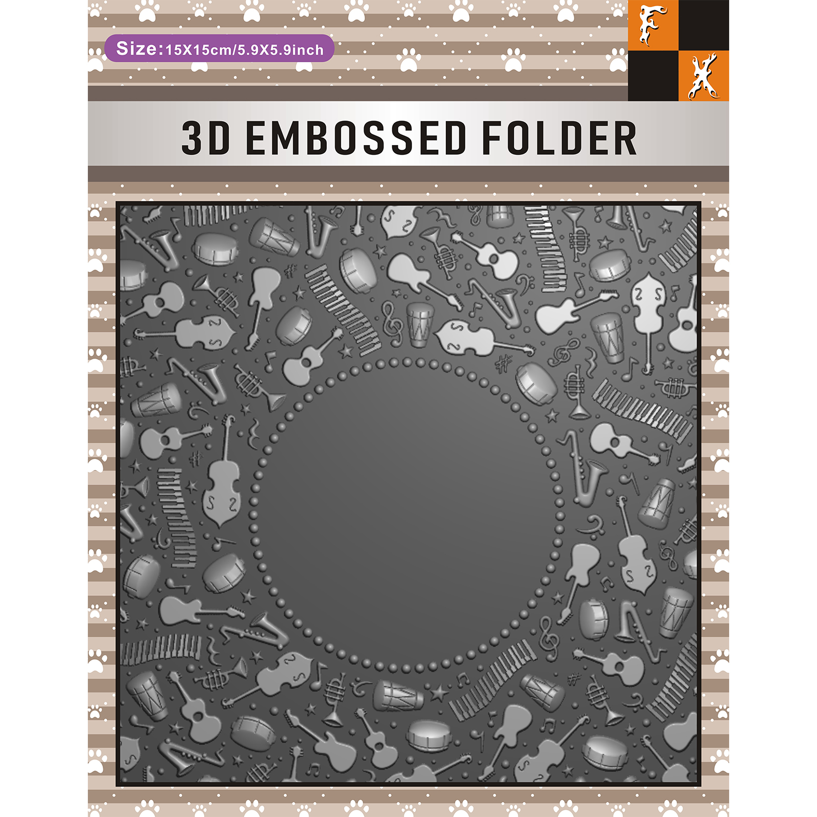 3D Embossed Folder - White, Mu – обзор и цена 3D Printing Card