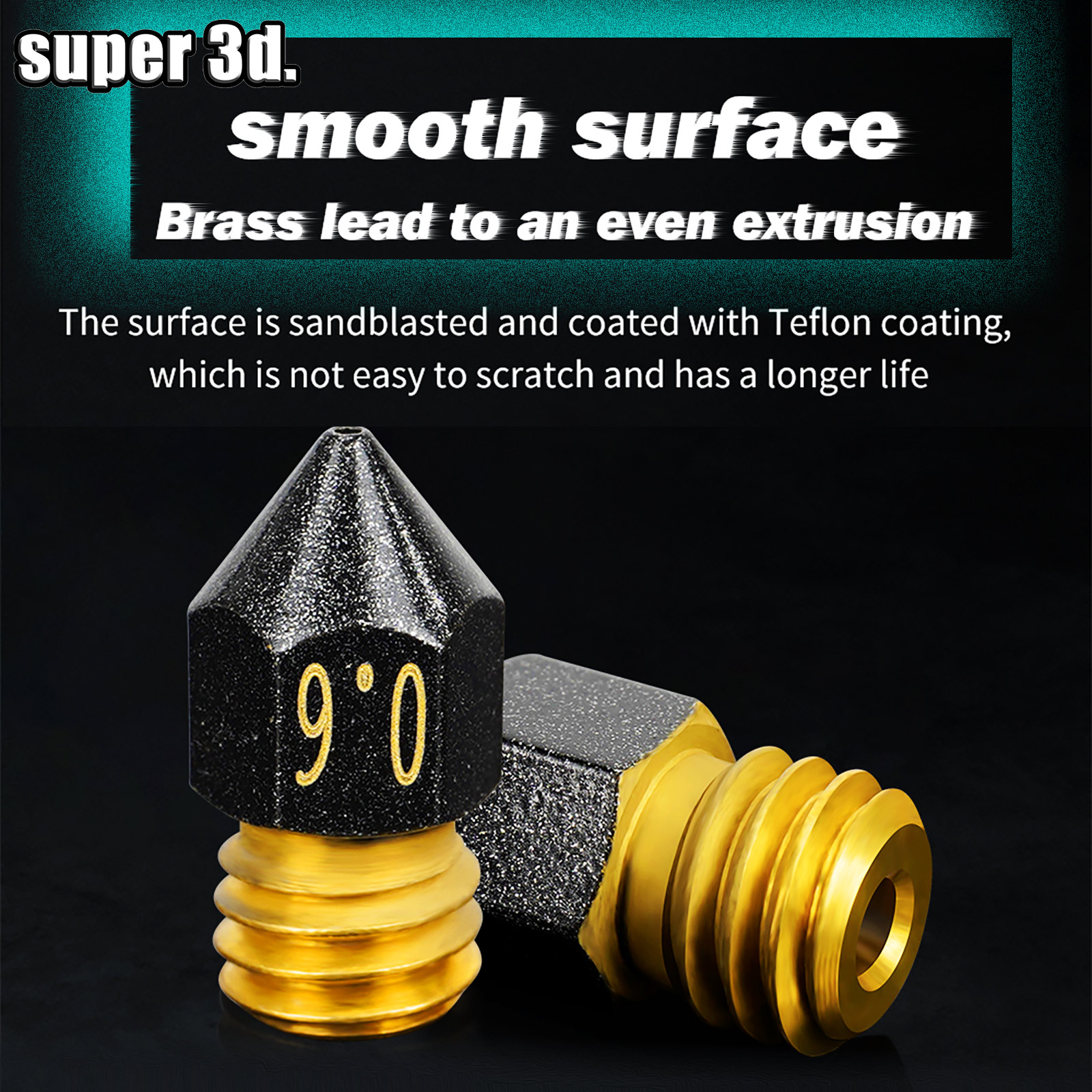 3D Printer MK8 Brass PTFE Nozz – обзор и цена 3D Printing Nozzle
