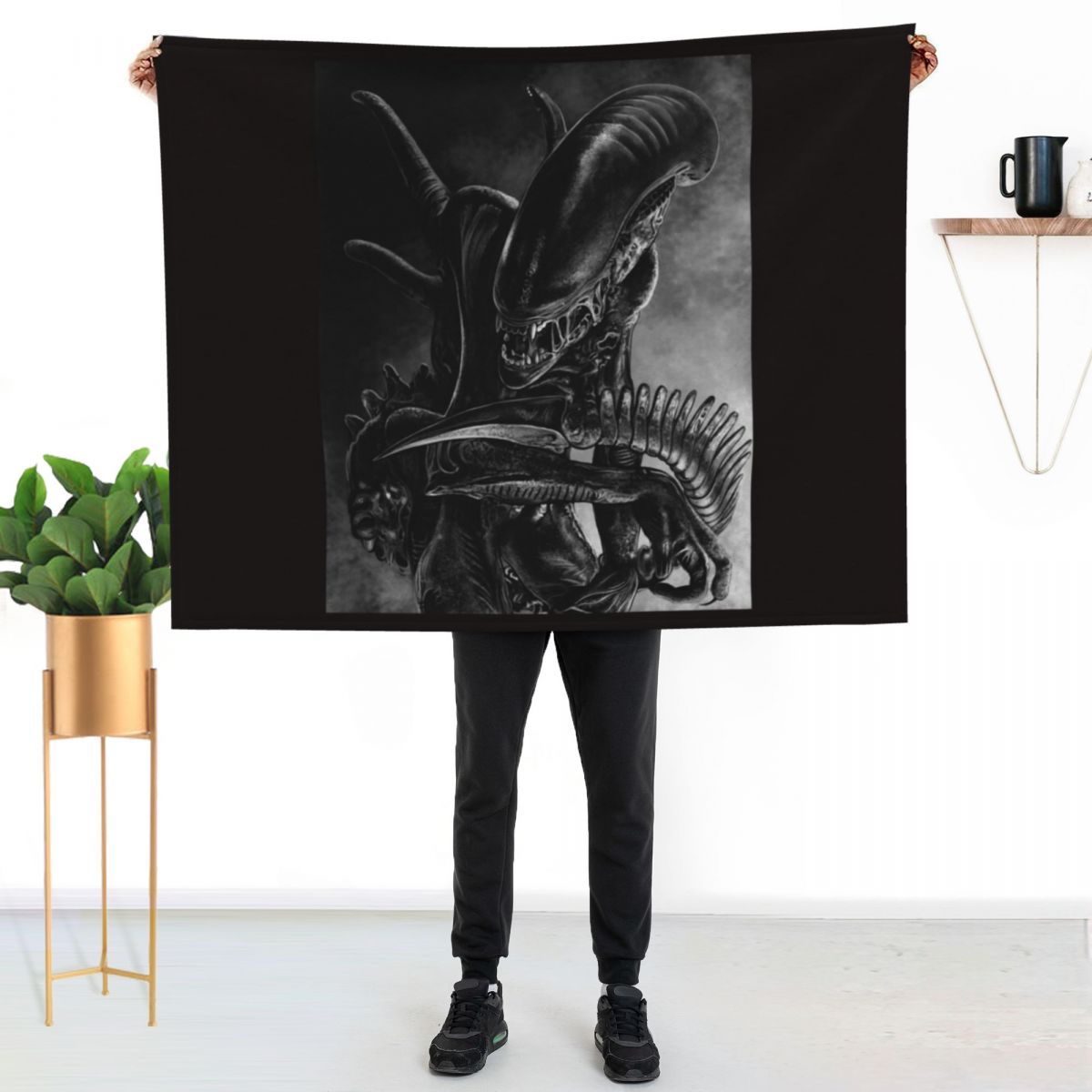 Xenomorph Throw Blanket Luxuri – обзор и цена 3D Printing Xenomorph