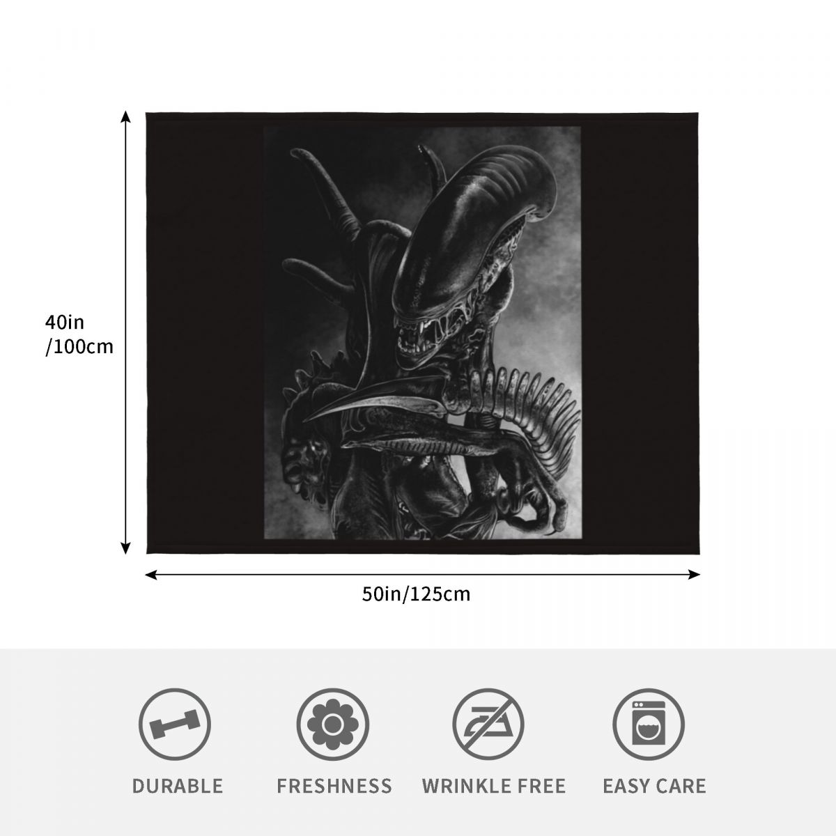 Xenomorph Throw Blanket Luxuri – обзор и цена 3D Printing Xenomorph