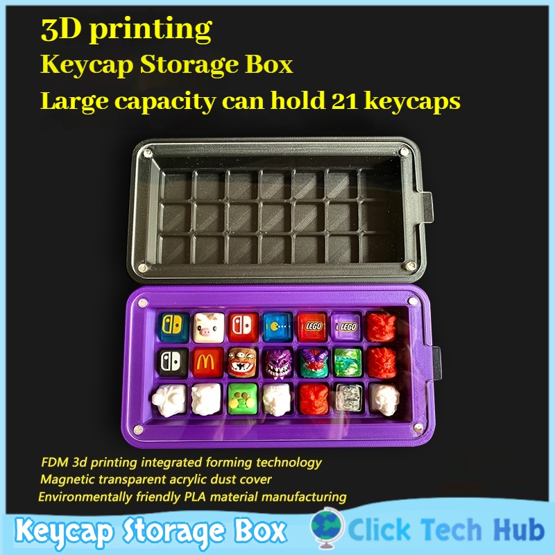 3d Printed Keycap Storage Box  – обзор и цена Enclosure 3D Printing