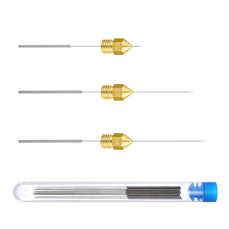 10Pcs/Set 0.2mm-1.0mm 3D Print – обзор и цена 3D Printing Nozzle