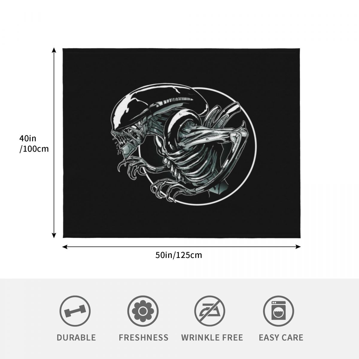 aliens xenomorph Throw Blanket – обзор и цена 3D Printing Xenomorph