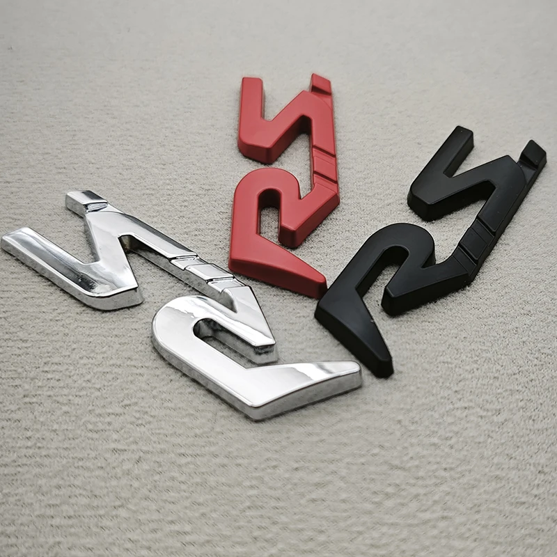 3D Metal RS Logo Car Rear Trun – обзор и цена 3D Printing Online