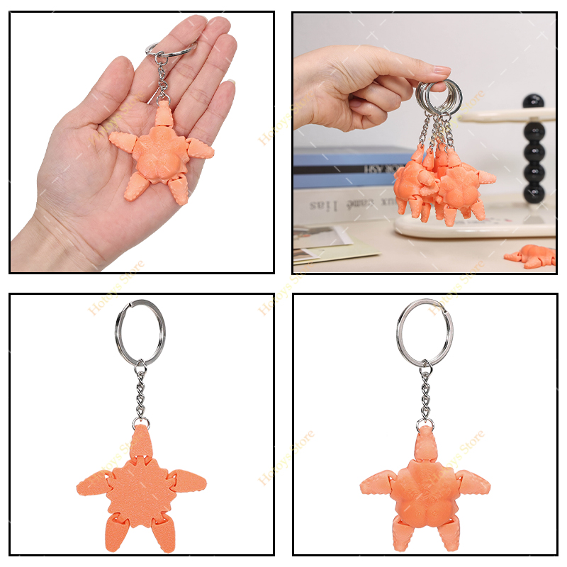 3D Printed Articulated Ocean A – обзор и цена 3D Printing Keychain