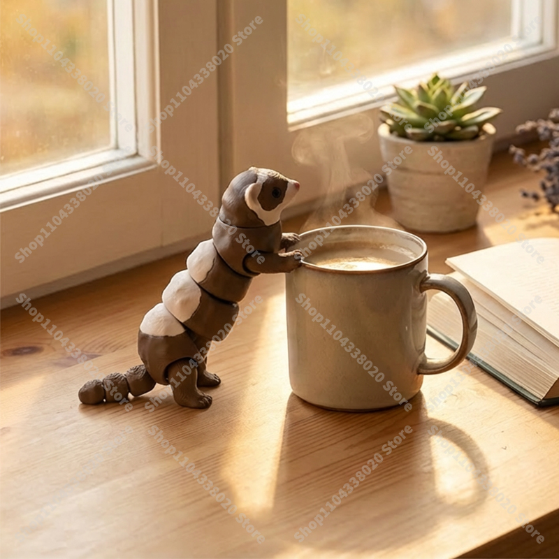 Articulated Ferret Figure - 8c – обзор и цена 3D Printing Lizard