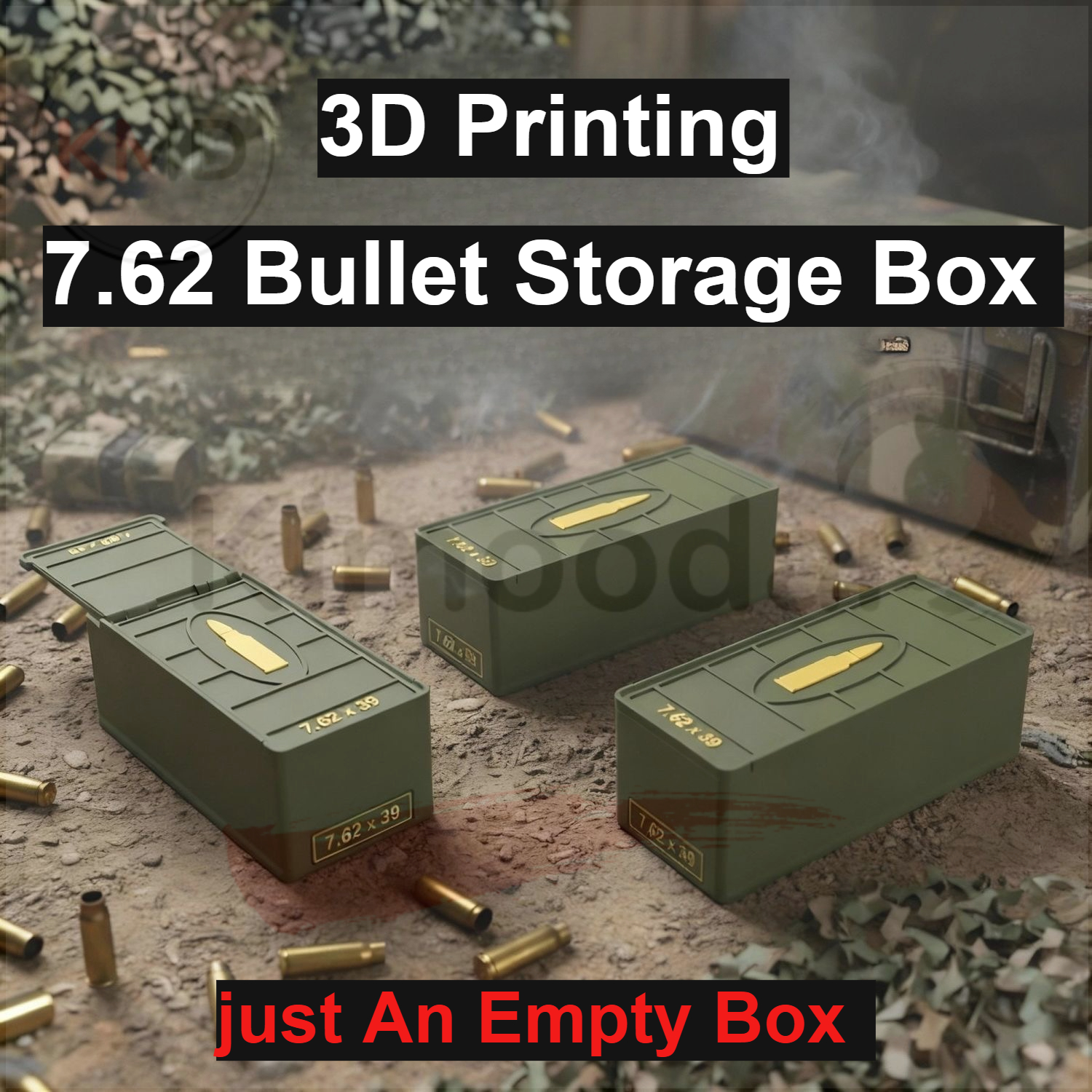 3D Printing 7.62 Bullet Storag – обзор и цена Enclosure 3D Printing