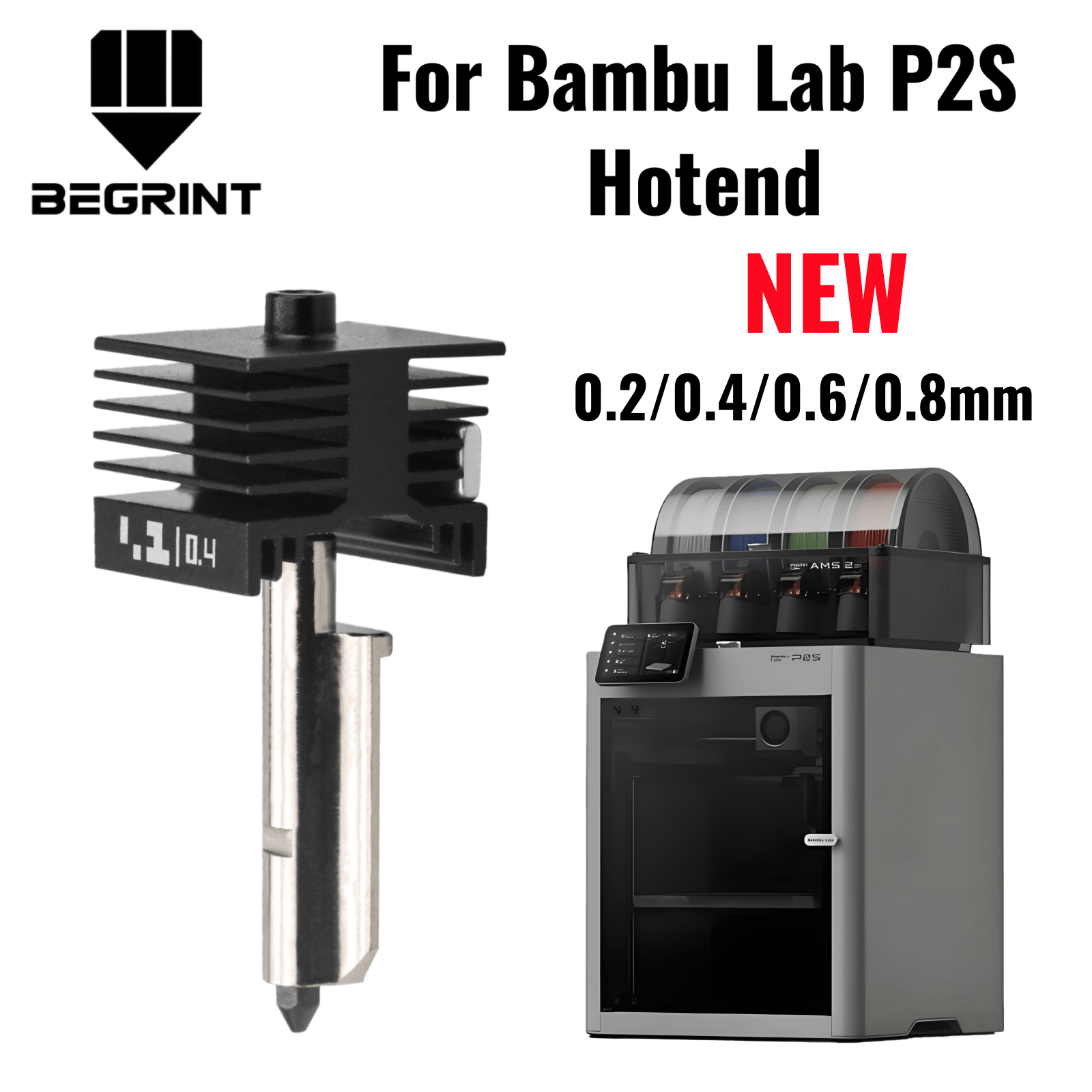 For Bambu Lab P2S X2D Upgraded – обзор и цена 3D Printing Nozzle