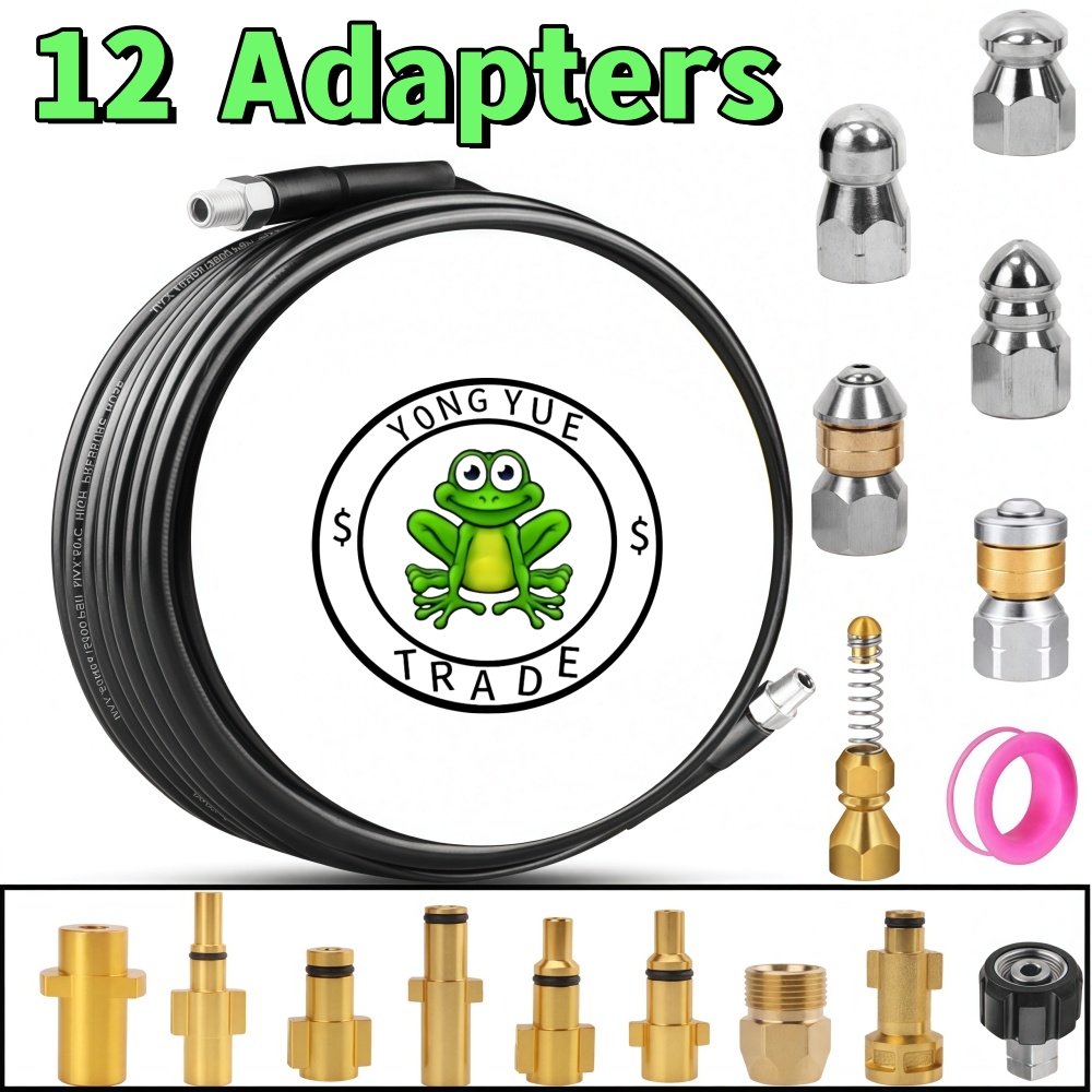 5~50m Pressure Washer Sewer Je – обзор и цена Nozzle Cleaning Kit