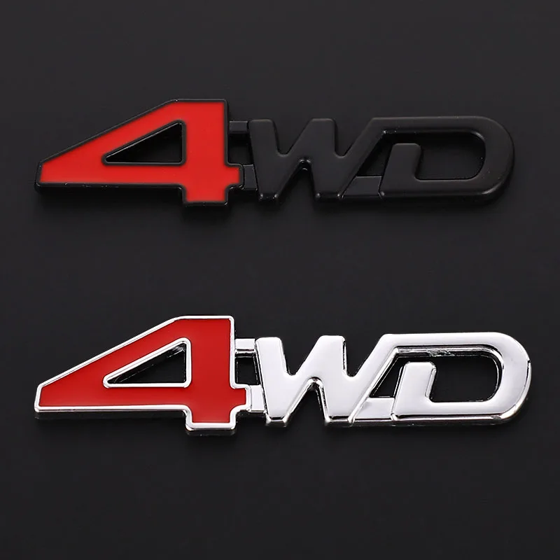 1Pcs Car 3D Metal Stickers 4WD – обзор и цена 3D Printing Online
