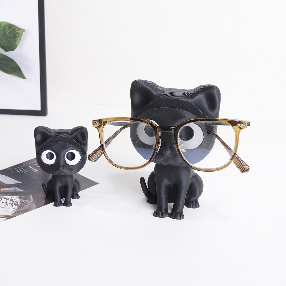 Cute 3D Printed Black Cat Glas – обзор и цена 3D Printing Glasses Frames