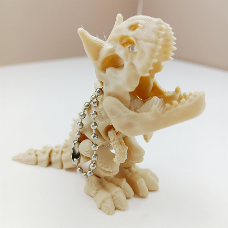 3D Printed Skeleton Bull Horn  – обзор и цена 3D Printing Keychain