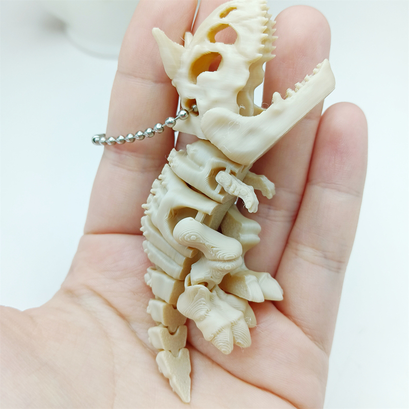 3D Printed Skeleton Bull Horn  – обзор и цена 3D Printing Keychain