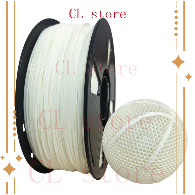 40D TPE Filament White 1.75mm  – обзор и цена 3D Printing Tpe